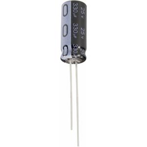 Jianghai ECR1CQG330MFF250607 Elektrolytische condensator Radiaal bedraad 2.5 mm 33 µF 16 V 20 % (Ø x h) 6.3 mm x 7 mm 1 stuk(s)