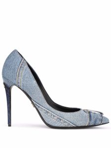 Dolce & Gabbana escarpins en jean à détail de boucle105 mm - Bleu