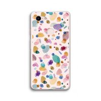 Terrazzo Memphis Pink: Google Pixel 3 XL Transparant Hoesje