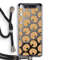 Croissant: Samsung Galaxy A80 Transparant Hoesje met koord