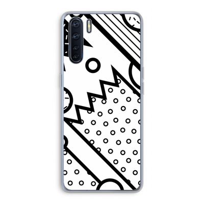 Pop Art #4: Oppo A91 Transparant Hoesje