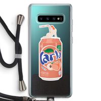 S(peach)less: Samsung Galaxy S10 Plus Transparant Hoesje met koord