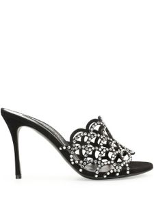 Sergio Rossi mules Mermaid 90 mm en cuir - Noir