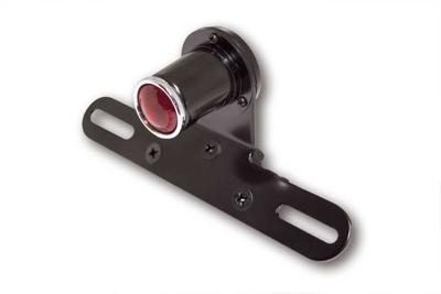 SHIN YO Old school typ 5, Achterlichten motorfiets, Zwarte behuizing met rode lens