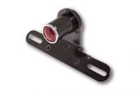 SHIN YO Old school typ 5, Achterlichten motorfiets, Zwarte behuizing met rode lens
