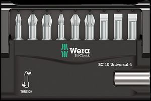 Wera Bit-Check 10 Universal 4, 10 -delig - 1 stuk(s) - 05056159001