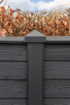 Berton sleufpaal Reest gecoat eindmodel 272 cm Tuindeco - Tuindeco