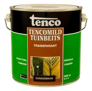 Transparant donkerbruin 2,5l mild verf/beits - tenco