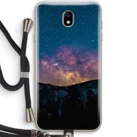 Travel to space: Samsung Galaxy J7 (2017) Transparant Hoesje met koord
