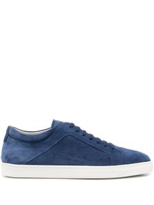 Giorgio Armani baskets en daim à lacets - Bleu