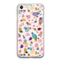 Terrazzo Memphis Pink: iPhone 8 Transparant Hoesje