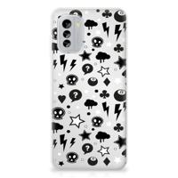 Silicone Back Case Nokia G60 Silver Punk Silicone Back Case Nokia G60 Silver Punk