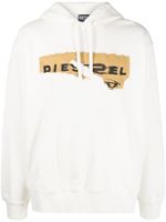 Diesel hoodie à logo imprimé - Blanc