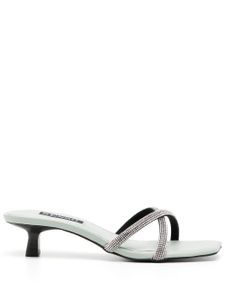 Senso mules Tatiana I à ornements en cristal - Argent