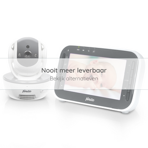 Alecto DVM-200 - Babyfoon met camera en 4.3" kleurenscherm, wit/antraciet