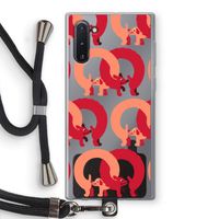 Dogs: Samsung Galaxy Note 10 Transparant Hoesje met koord