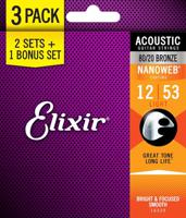 Elixir Strings 16539 snaar voor muziekinstrumenten Akoestisch 18 stuk(s) Gitaar - thumbnail