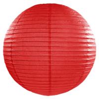 Luxe bol feest lampion - rood - dia 50 cm - papier