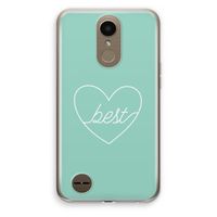 Best heart pastel: LG K10 (2017) Transparant Hoesje