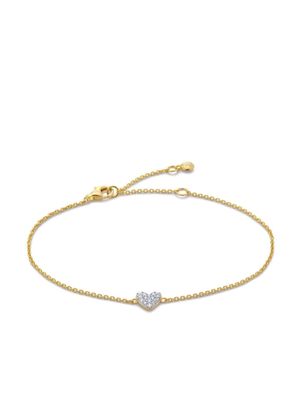 Monica Vinader bracelet cœur à design de chaîne - Or