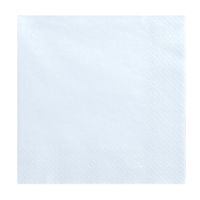 20x Papieren tafel servetten lichtblauw 33 x 33 cm   -