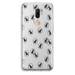 Miauw: OnePlus 6 Transparant Hoesje
