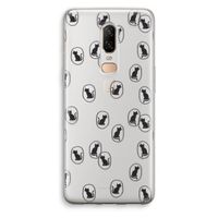 Miauw: OnePlus 6 Transparant Hoesje