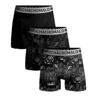 Muchachomalo Men 3-Pack Short Print/Print/Grey