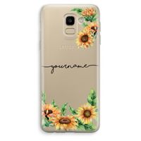 Zonnebloemen: Samsung Galaxy J6 (2018) Transparant Hoesje Zonnebloemen: Samsung Galaxy J6 (2018) Transparant Hoesje