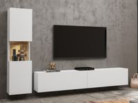 Tv-meubel set AVATAR 3 deuren wit zonder led - thumbnail