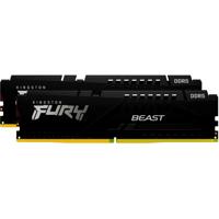 Kingston FURY 64 gb ddr5-6000 (2x 32 gb) kit werkgeheugen (zwart, kf560c30bbek2-64, beast, xmp, expo)