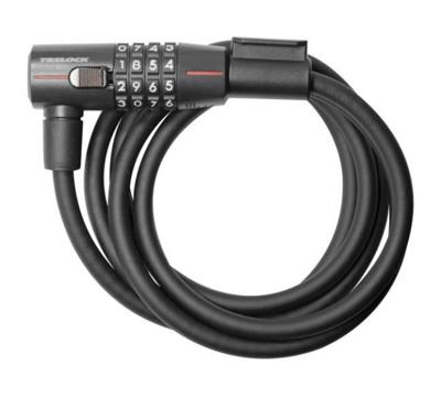 Trelock SK415 Spiraalkabelslot Code 180/15mm Zwart