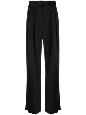 STAUD pantalon ample Luisa à plis - Noir