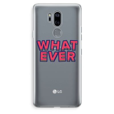 Whatever: LG G7 Thinq Transparant Hoesje