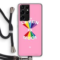 Het Leven Is Mooi: Samsung Galaxy S21 Ultra Transparant Hoesje met koord