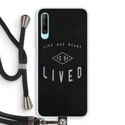 To be lived: Huawei P Smart Pro Transparant Hoesje met koord