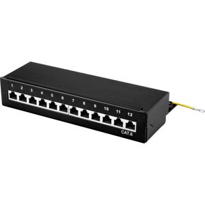 Renkforce 12 poorten Netwerkpatchbox CAT 6 1 HE