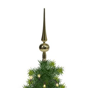 Kerst piek goud kunststof H28 cm kerstversiering