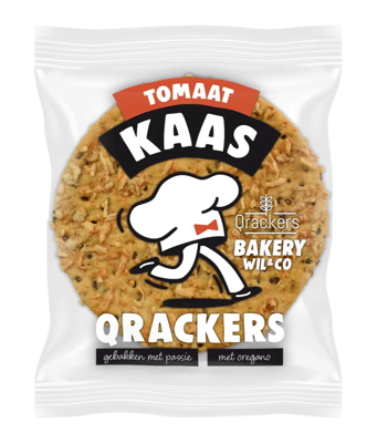 Qrackers Bakery Wil & Co Kaas & Tomaat