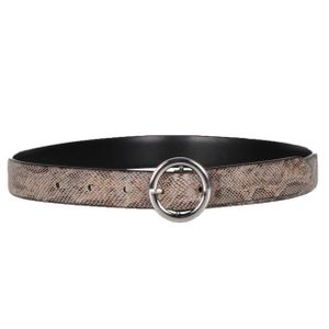 Mondoni Snake riem grijs maat:65