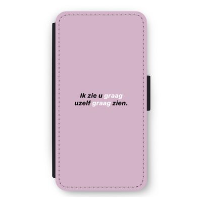 uzelf graag zien: iPhone 11 Flip Hoesje