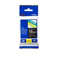 Brother TZE-345 labelprinter-tape Wit op zwart