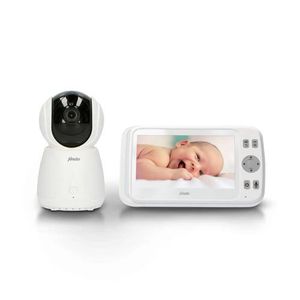 Alecto DBV-2700 LUX babyfoon met camera en 5' kleurenscherm, wit