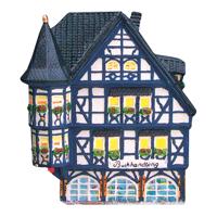 Wurm Lichthaus Boekhandel Linz/Rhein van Porselein, Kleurrijk (B/H/D) 14x18x11cm Wurm Lichthaus Boekhandel Linz/Rhein van Porselein, Kleurrijk (B/H/D) 14x18x11cm