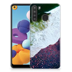 Samsung Galaxy A21 TPU Hoesje Sea in Space