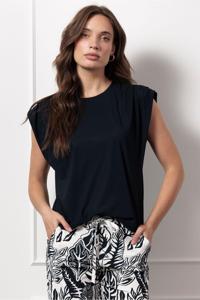 Studio Anneloes Lois Top 12986 T-shirt Korte Mouw 6900 Dark Blue