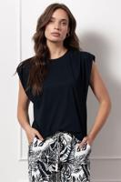 Studio Anneloes Lois Top 12986 T-shirt Korte Mouw 6900 Dark Blue