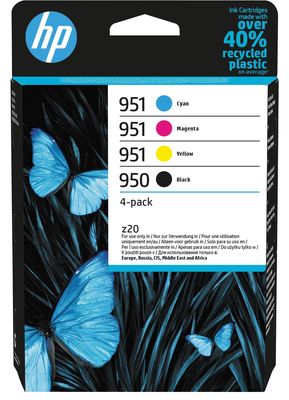 HP inktcartridge 950 en 951, 700 - 1.000 pagina&apos;s, OEM 6ZC65AE, 4 kleuren