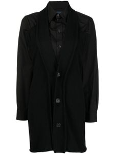 Yohji Yamamoto chemise à manches longues - Noir