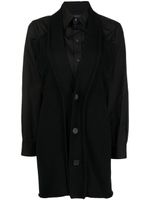 Yohji Yamamoto chemise à manches longues - Noir